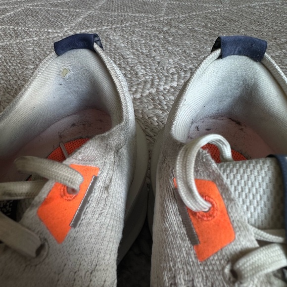 Nike White and Orange Athletic Sneakers - Picture 7 of 15